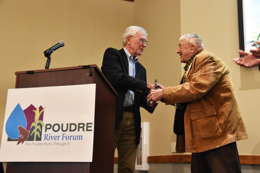 2019 Poudre Pioneer Award presented to Loren Maxey