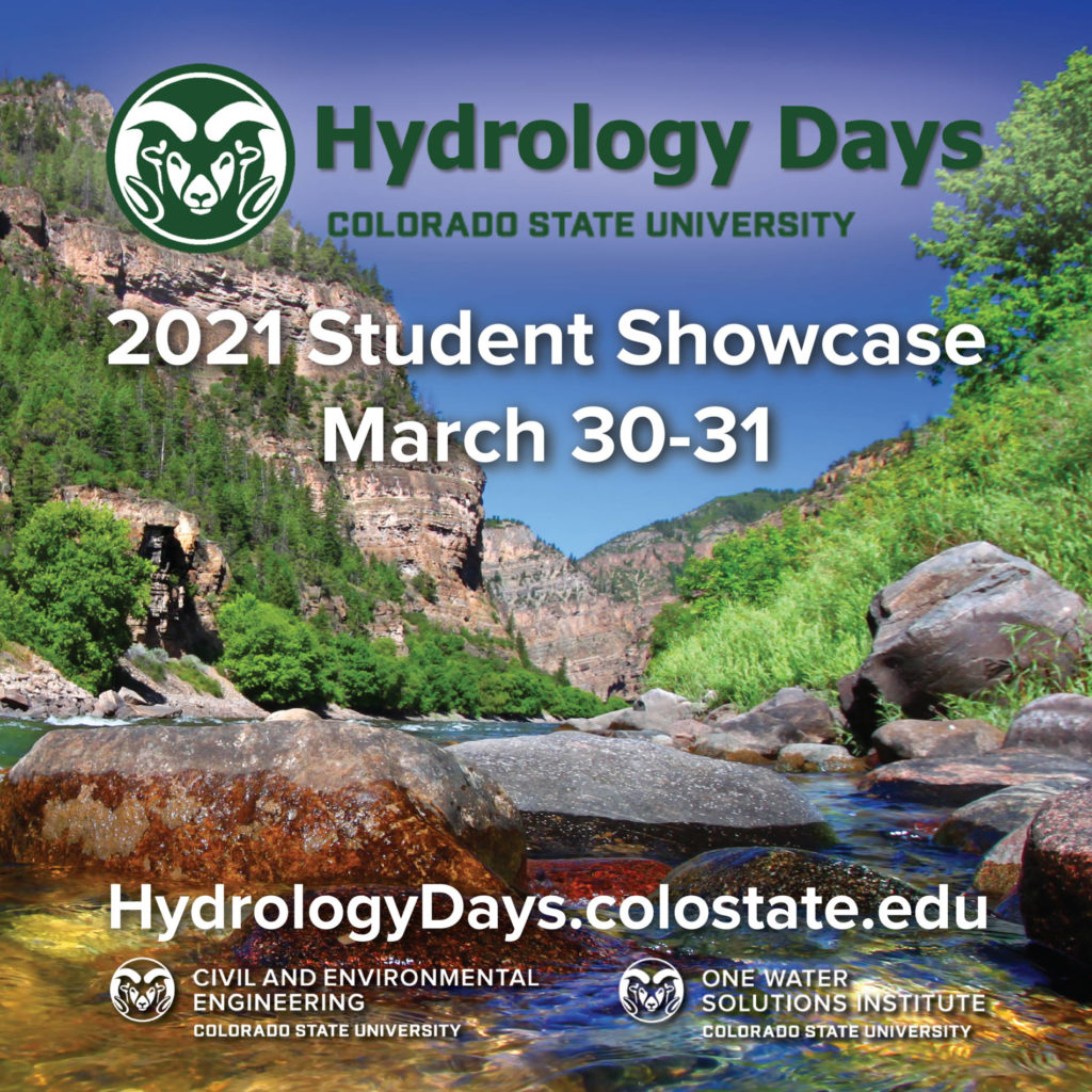 Hydrology Days 2021 Student Showcase March 30-31